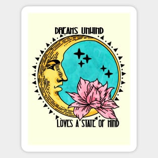 Dreams Unwind Loves a State of Mind Fleetwood Mac Sticker